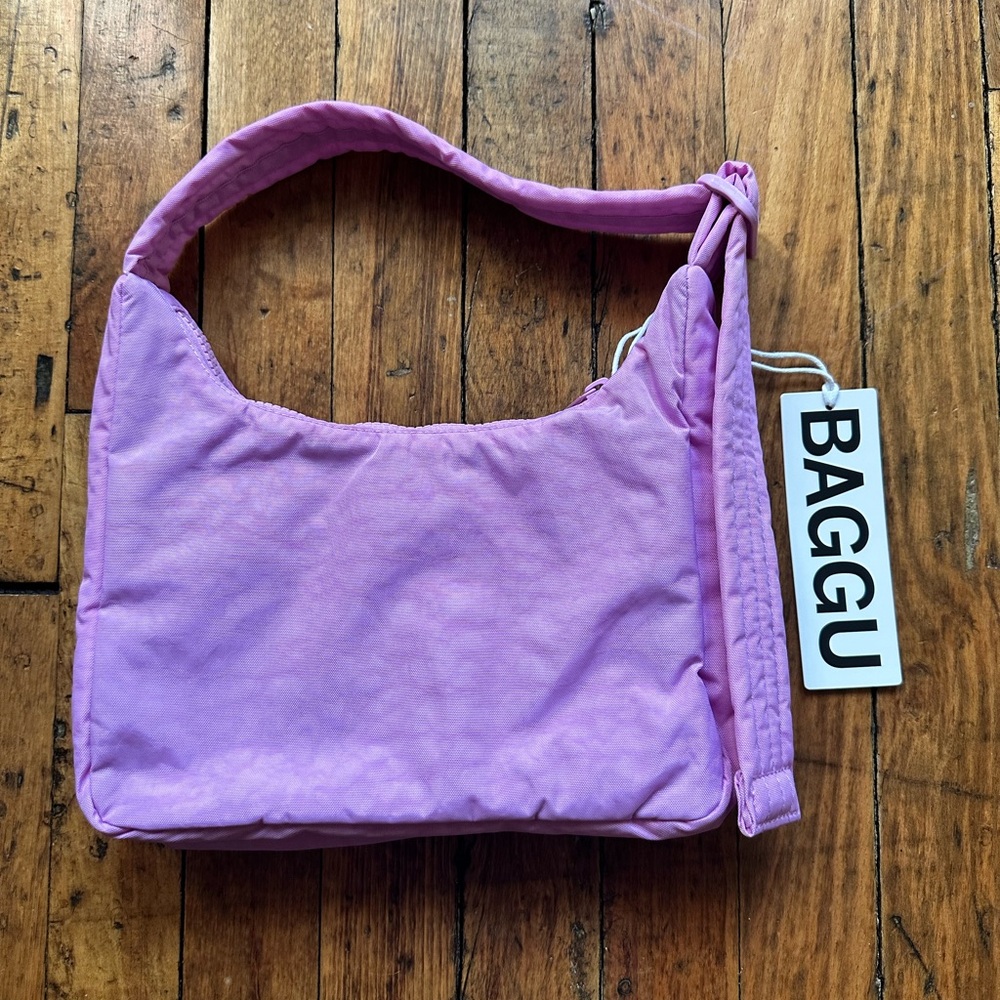✨NWT✨ BAGGU Mini Nylon Shoulder Bag - Peony